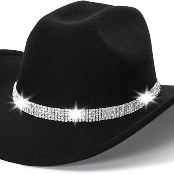 Rhinestone Women’s Cowboy Hat - Picture 1 of 4